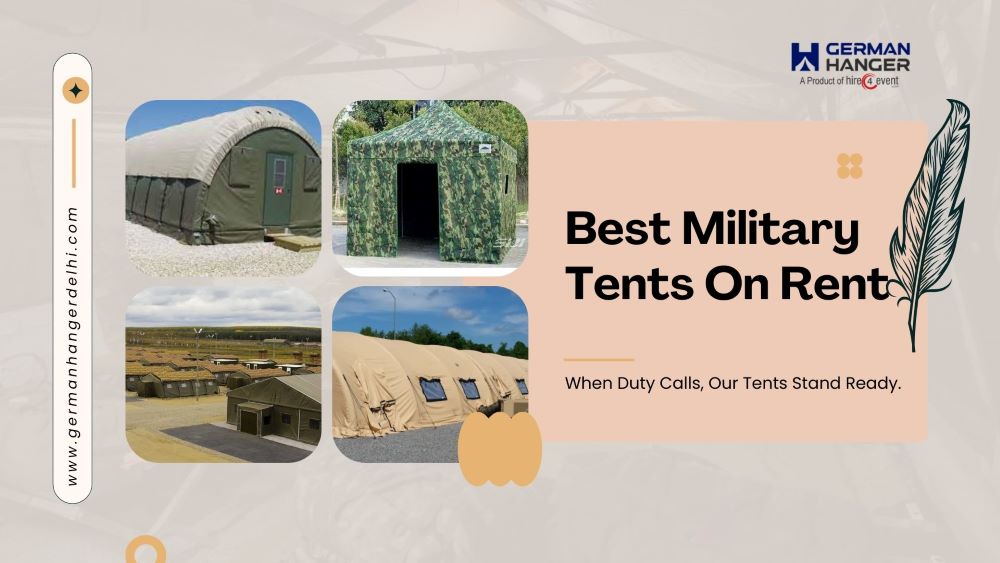 Best Military and Army Tents on Rent