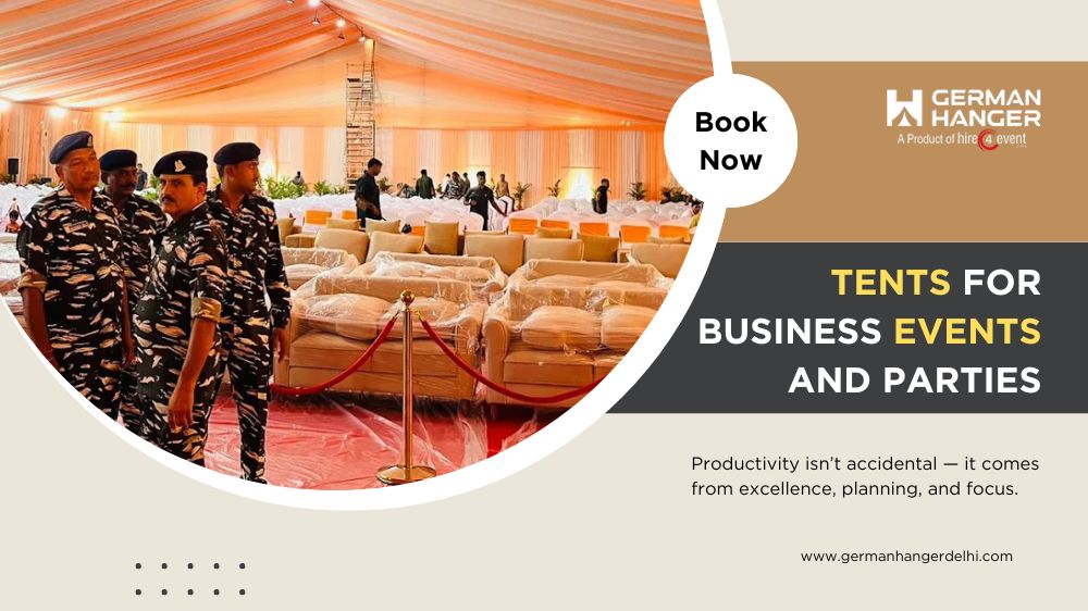 Book Tents for Business Events