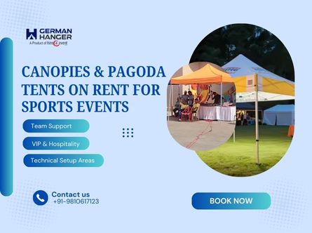 Canopies and Pagoda Tents on Rent for Sports Events