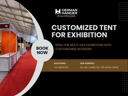 Customized Exhibition Tents on Rent in Delhi NCR