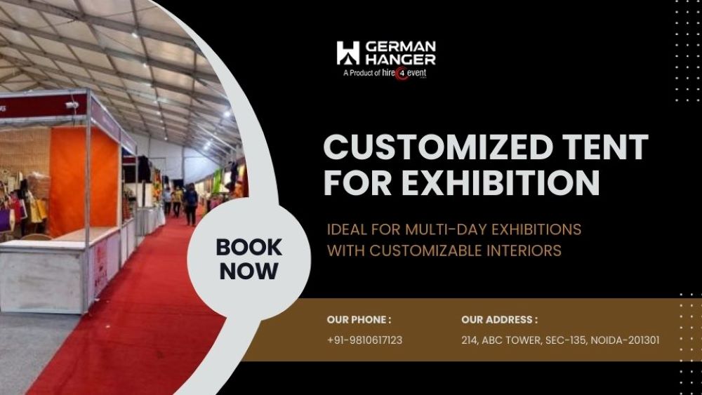 Customized Exhibition Tents on Rent 