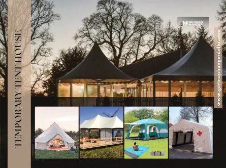 Durable Tents for Temporary Housing by German Hanger Delhi Durable Tents for Temporary Housing by German Hanger Delhi