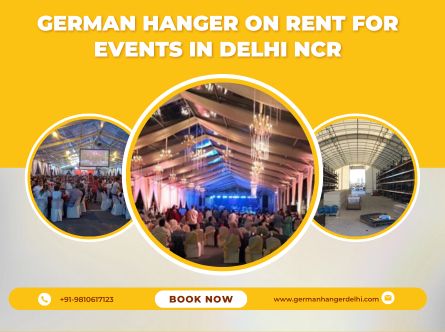 German Hanger on Rent for Events, Exhibitions, Weddings, Pravachan and Warehousing in Delhi NCR