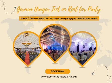German Hanger Tent On Rent for Any Kind of Party