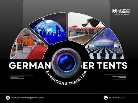 German Hanger Tents on Rent for Exhibition and Trade Fair in Delhi