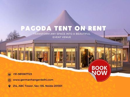 Pagoda Tent On Rent: Transform Any Space into a Beautiful Event Venue