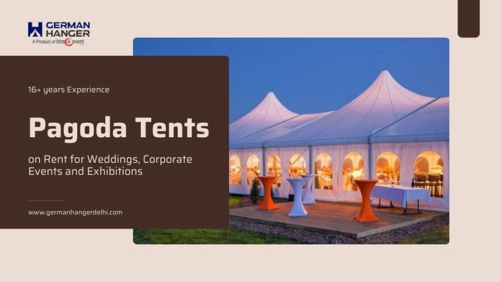 Pagoda Tents on Rent 