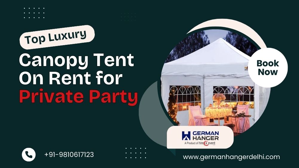 Luxury Canopy Tent on Rent