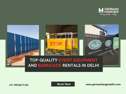 Top-Quality Event Equipment and Barricade Rentals in Delhi